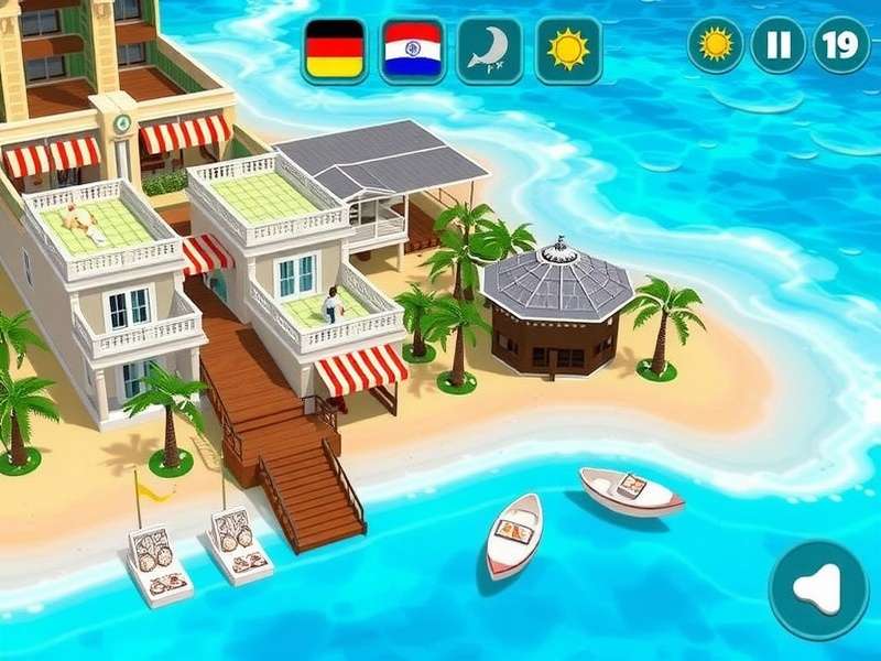 Paradise Hotel Empire Game Screenshot